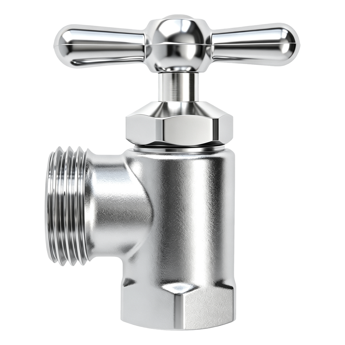 AnyGarden Chrome Angle Shut-Off Valve HZV-T02